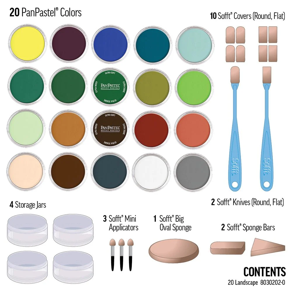 PanPastel 20 Color Set - Landscape - Image 2