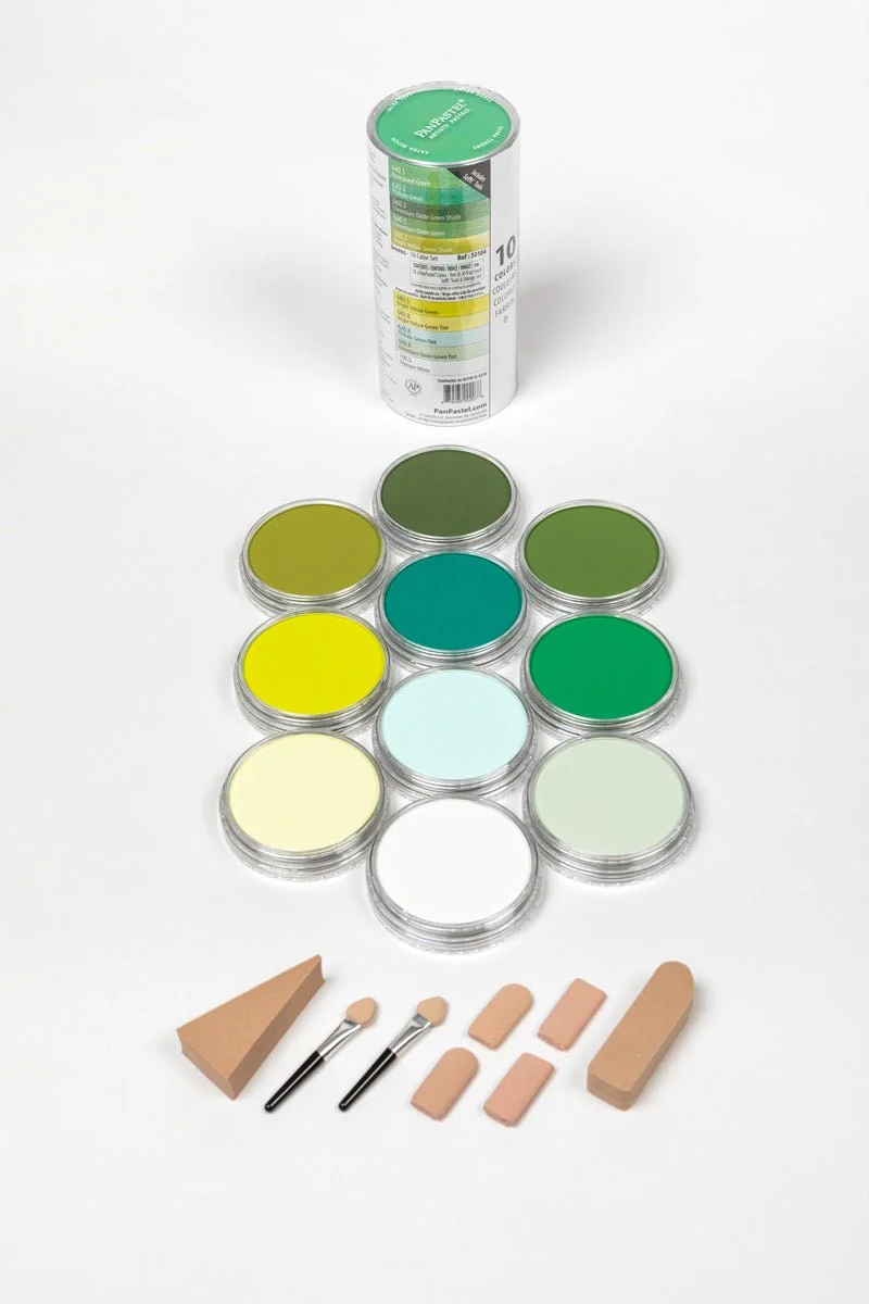 PanPastel Set - 10 Color Set - Greens - Image 2
