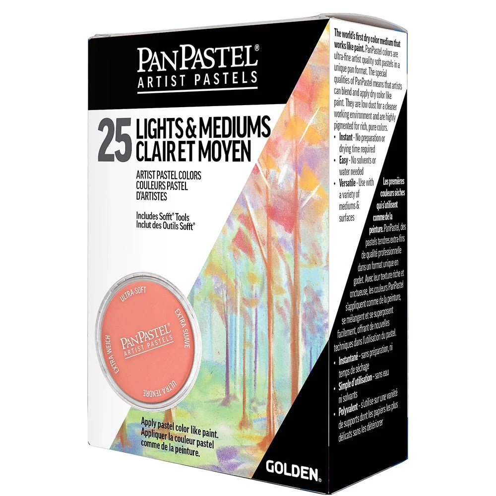 PanPastel Set - 25 Light and Medium Colors