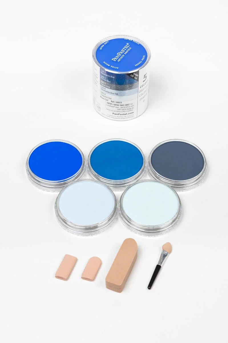 PanPastel Set - 5 Color Set - Blues - Image 2
