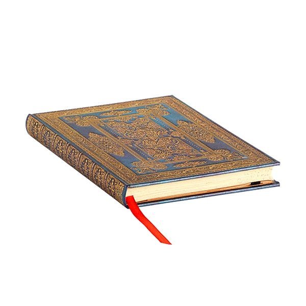 Paperblanks - Luxe Design - Blue Luxe Hardcover Journals Midi 144 pg Unlined - Image 2