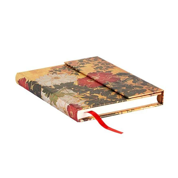 Paperblanks - Rinpa Florals - Natsu Hardcover Journals Midi 144 pg Lined - Image 3