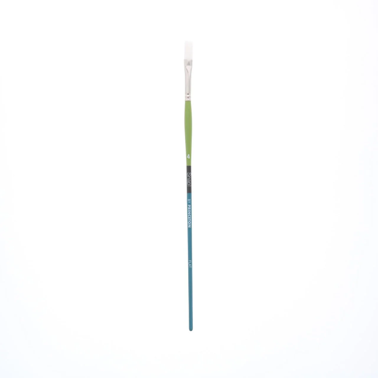 Princeton Snap White Taklon Long Handled Flat  4