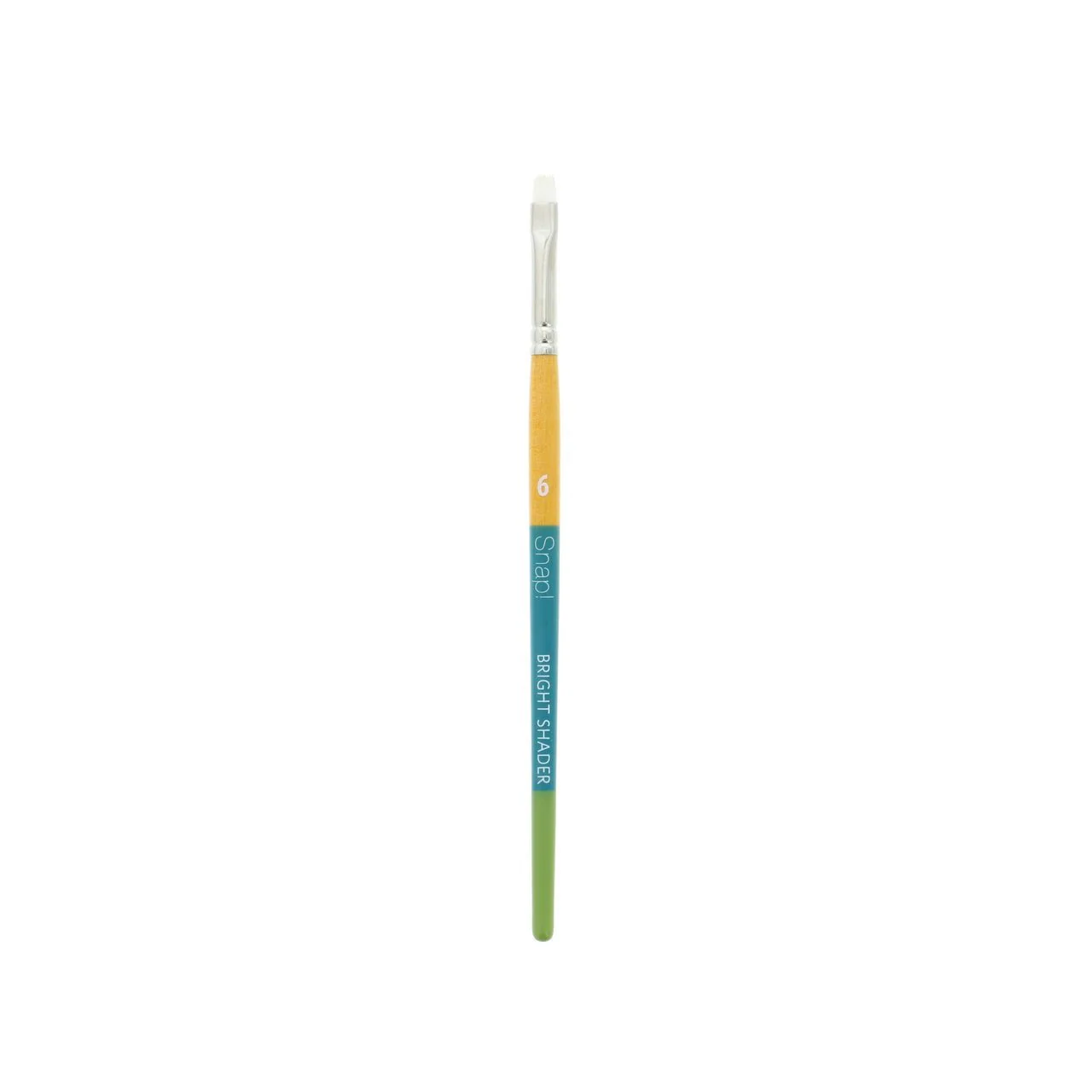 Princeton Snap White Taklon Short Handled Bright Shader  6