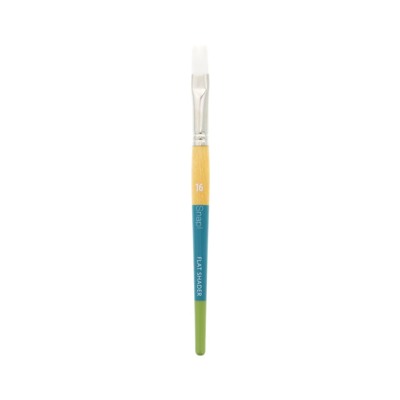 Princeton Snap White Taklon Short Handled Flat Shader 16