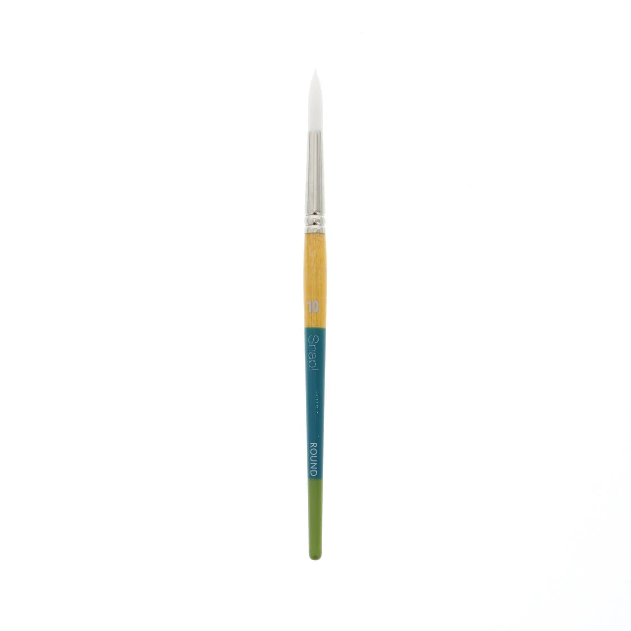 Princeton Snap White Taklon Short Handled Round 10