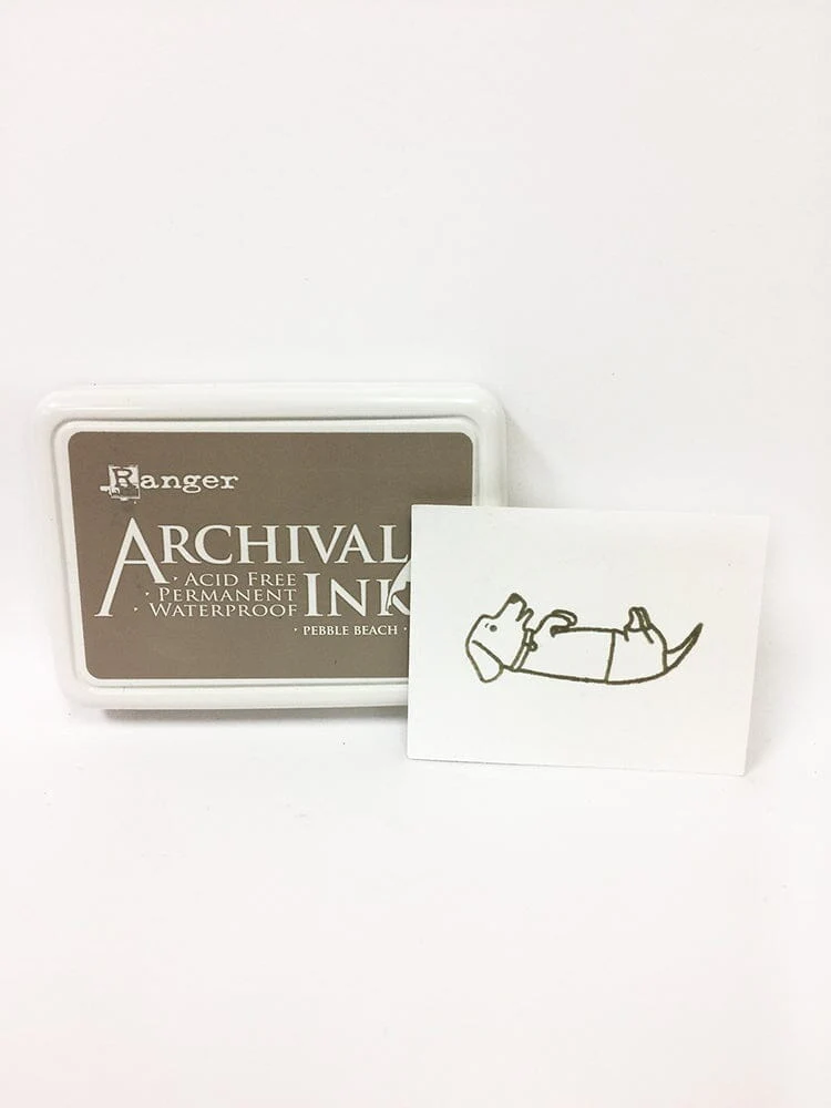 Ranger Archival 2.75"x4" Ink Pad - Pebble Beach - Image 2