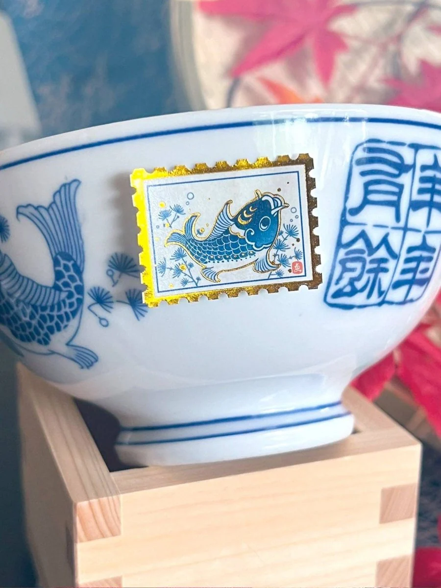 Pegushi - GOLD FOIL Porcelain Stamp Washi Tape - Image 3