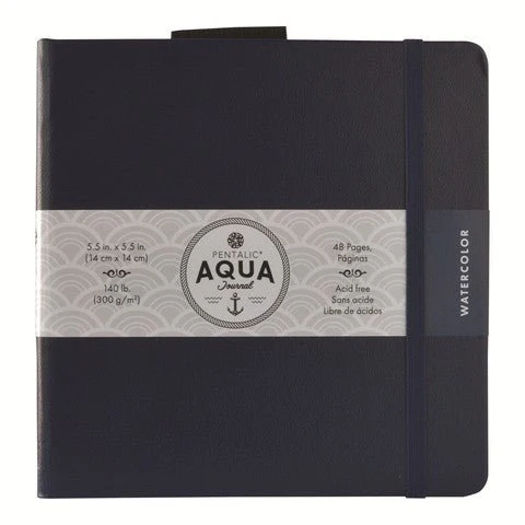 Pentalic Aqua Journal 5.5x5.5 inch
