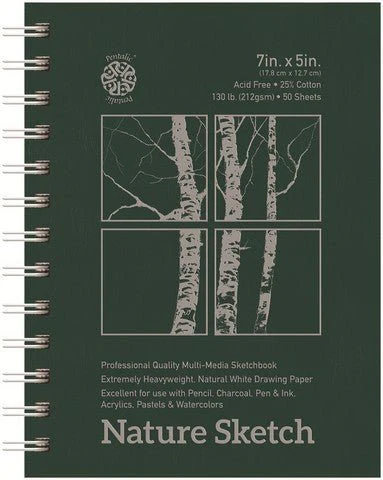 Pentalic Nature Sketch Pad  7x5 inch