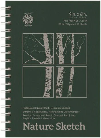 Pentalic Nature Sketch Pad  9x6 inch