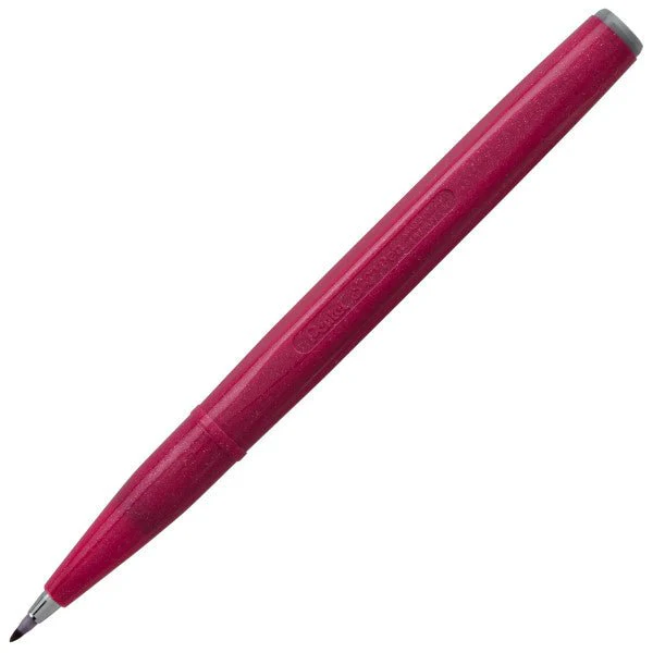 Pentel Brush Sign Pen - Burgundy