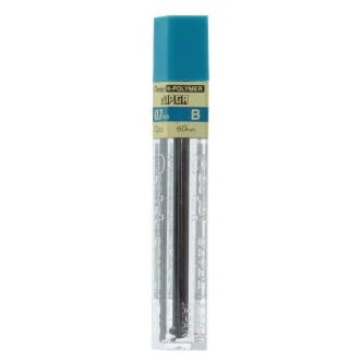 Pentel Super Hi-Polymer Lead Refill (0.7mm) Medium, B, 12 pcs/Tube