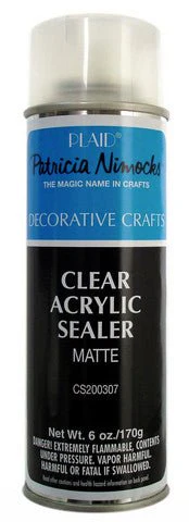 Plaid Patricia Nimocks Clear Acrylic Sealer Aerosol Spray - Matte 12oz