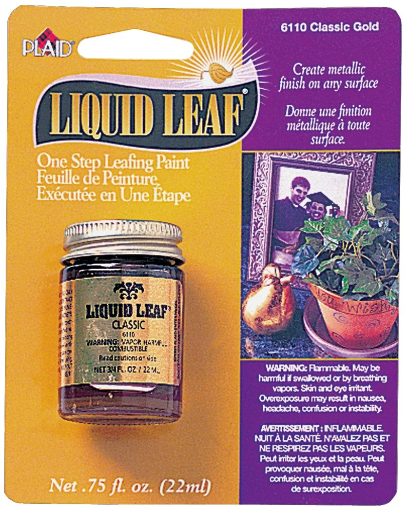 Plaid Liquid Leaf .75 oz - 6110 Classic Gold