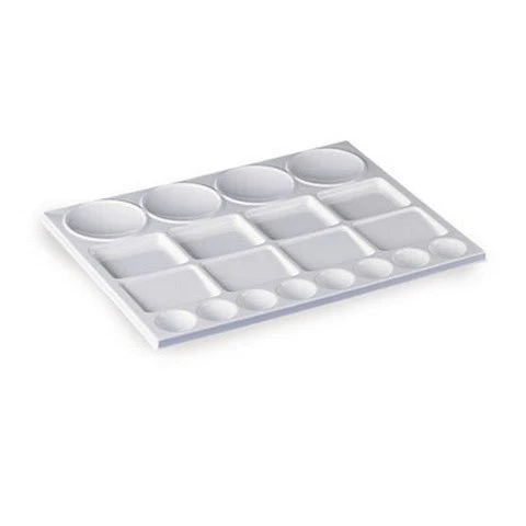 Richeson Plastic Palette - Large Plastic 20 Well Painting Tray