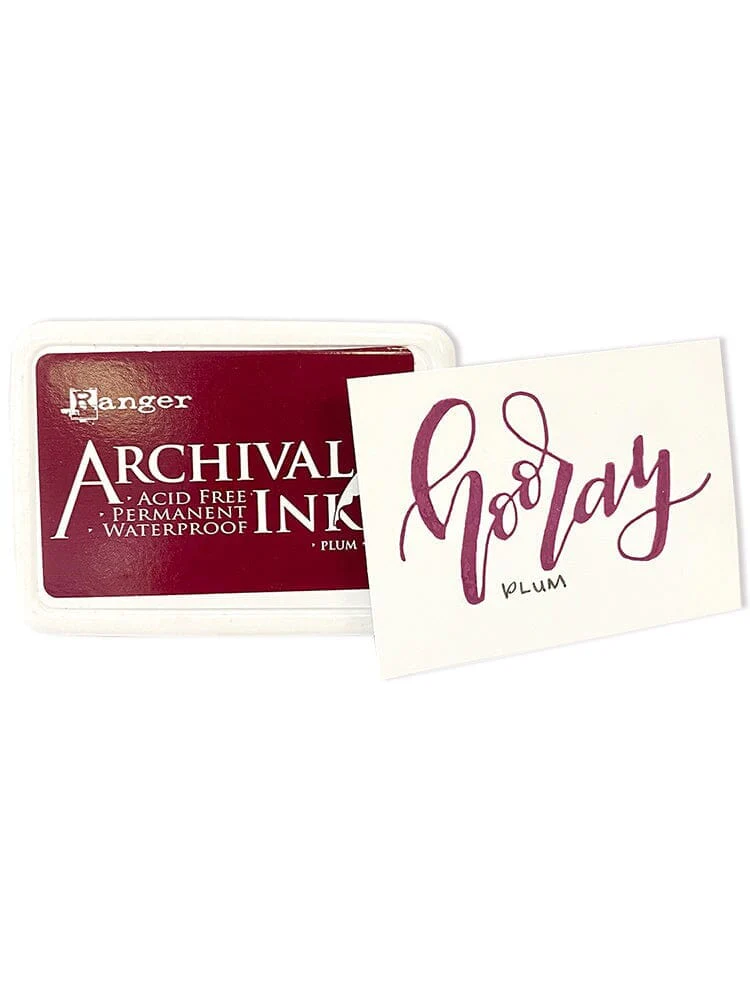 Ranger Archival 2.75"x4" Ink Pad - Plum - Image 2