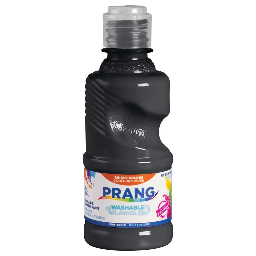 Prang Washable Ready-to-Use Tempera Paint, 8 oz - Black