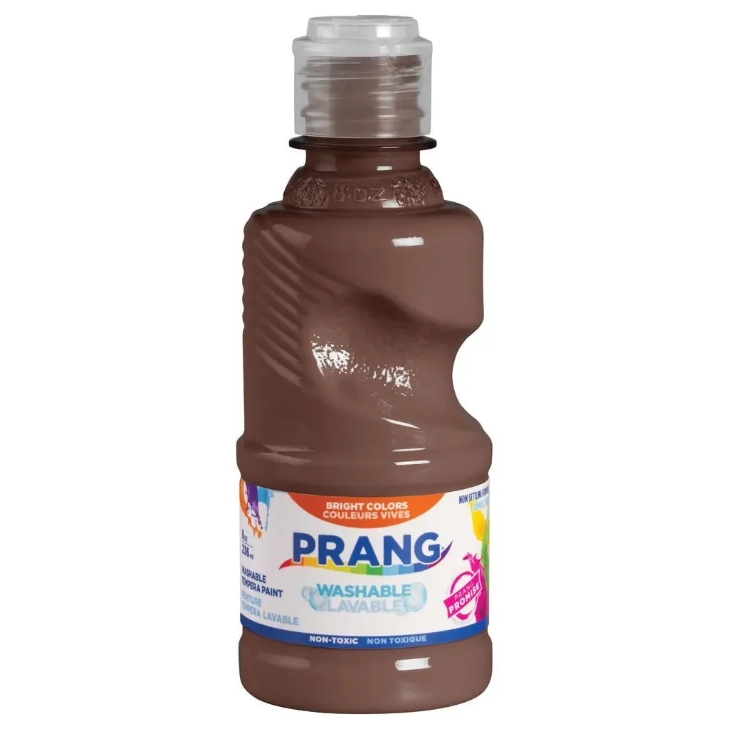 Prang Washable Ready-to-Use Tempera Paint, 8 oz - Brown