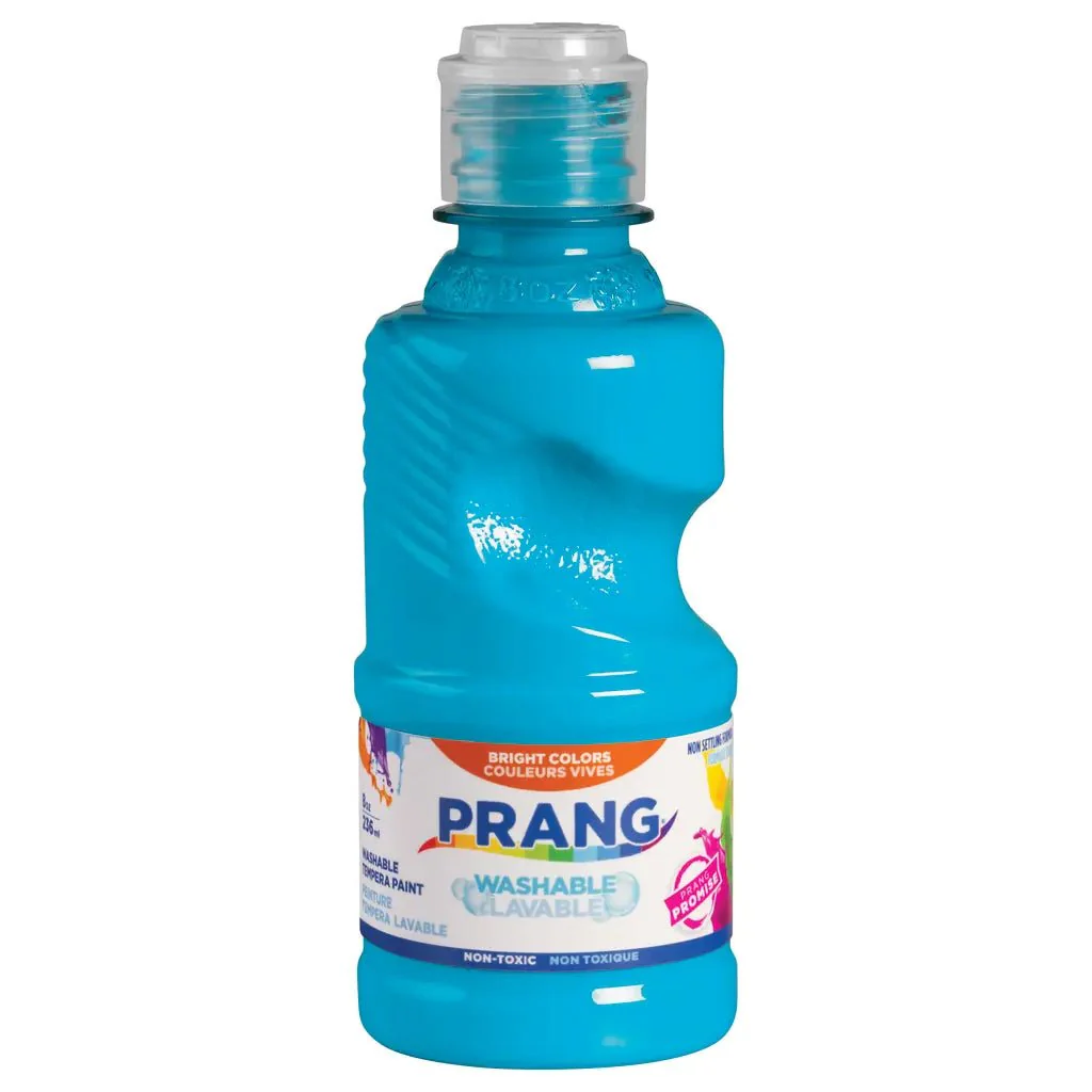 Prang Washable Ready-to-Use Tempera Paint, 8 oz - Turquoise Blue