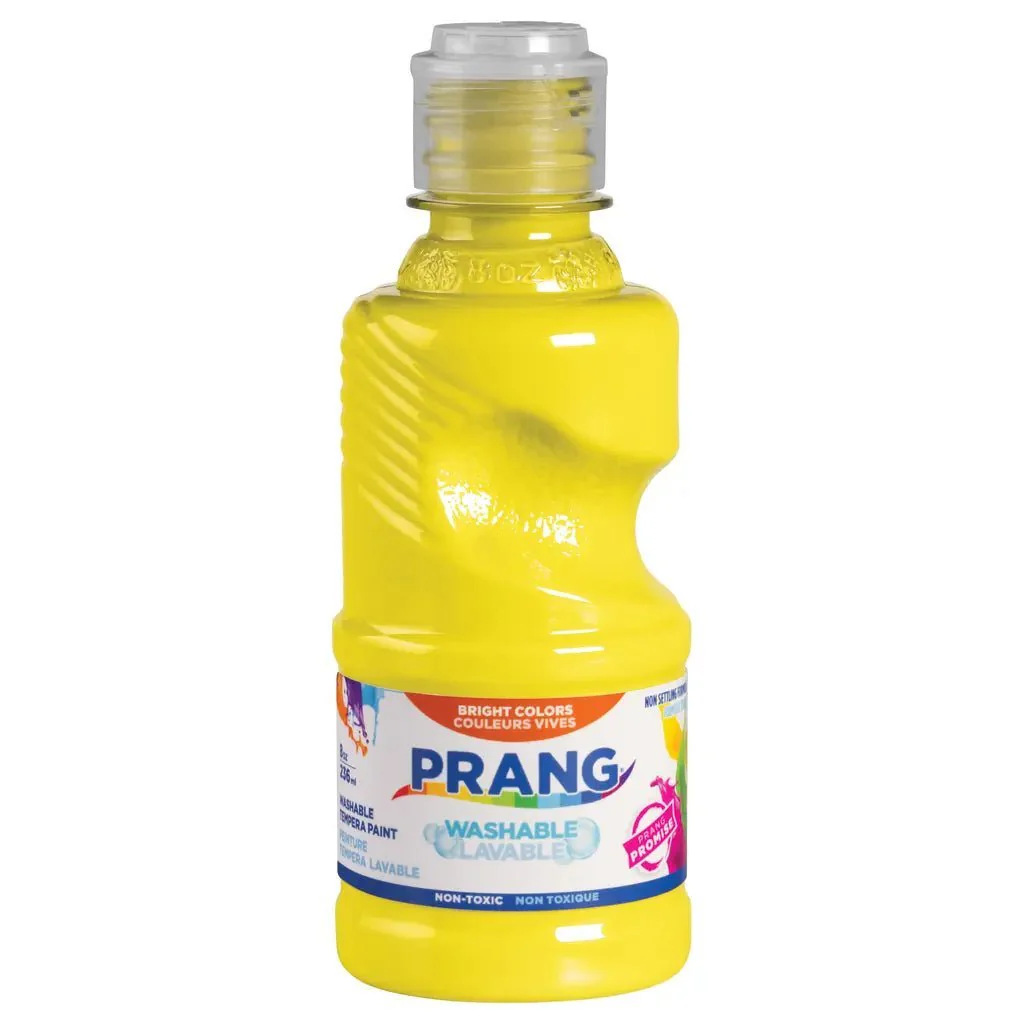 Prang Washable Ready-to-Use Tempera Paint, 8 oz - Yellow