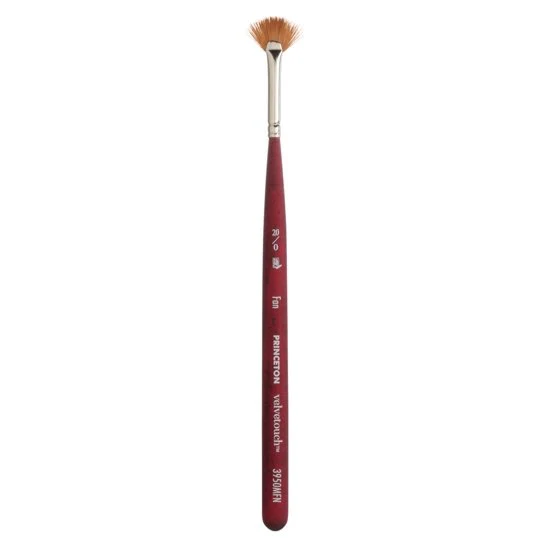 Princeton Series 3950 Velvetouch Mini Brush - Fan 20X