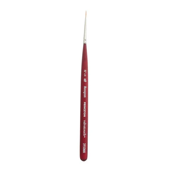 Princeton Series 3950 Velvetouch Mini Brush - Monogram Liner 20/0
