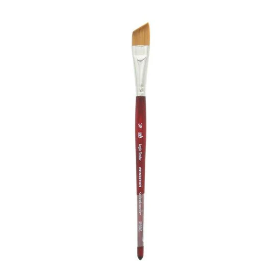 Princeton Series 3950 Velvetouch Mixed Media Brush - Angle Shader 5/8 inch