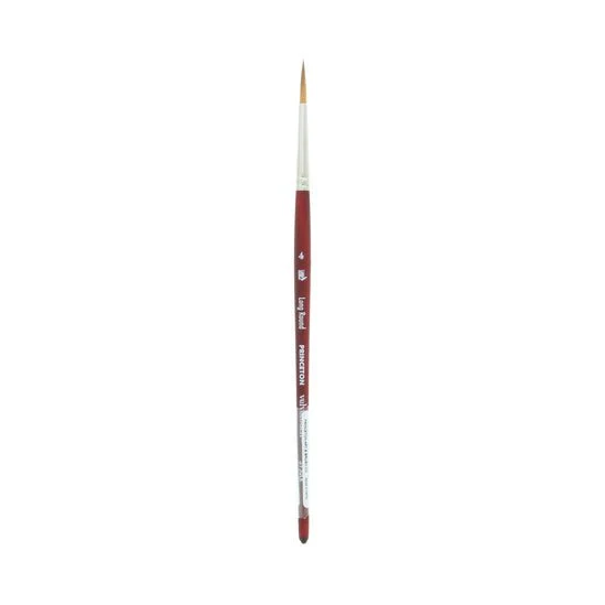 Princeton Series 3950 Velvetouch Mixed Media Brush - Long Round  4