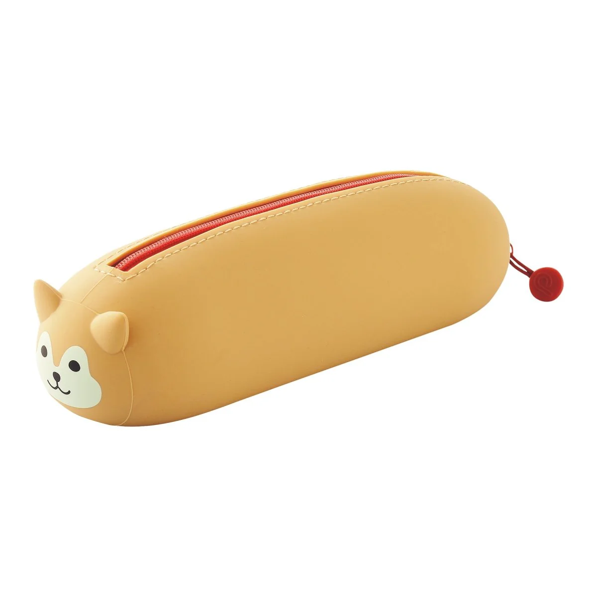 Punilabo Lying Down Zipper Pouch - Shiba Dog