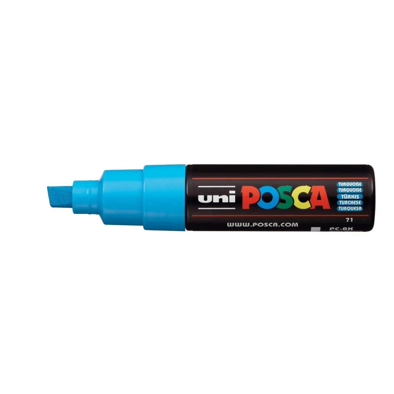 uni POSCA Paint Marker PC-8K Broad Chisel Tip - Turquoise