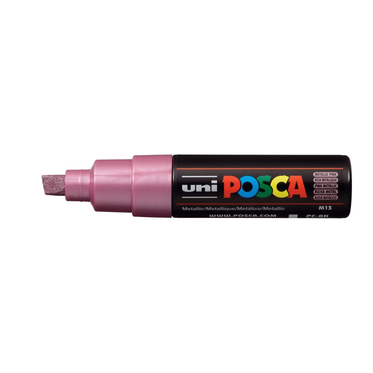 uni POSCA Paint Marker PC-8K Broad Chisel Tip - Metallic Pink