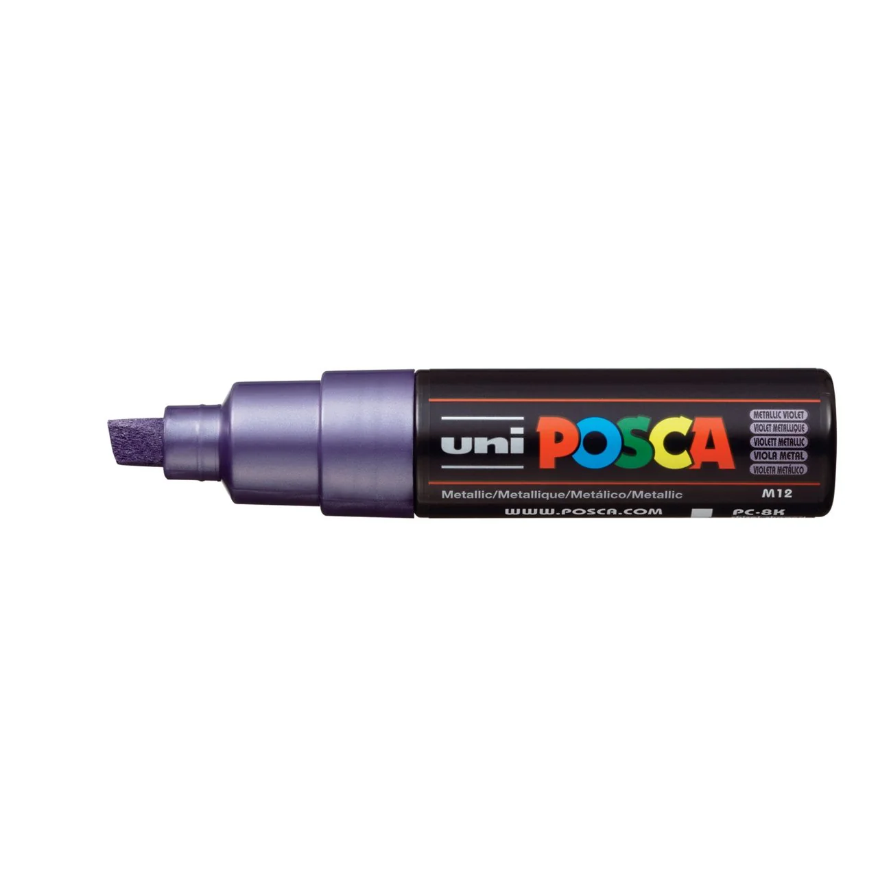 uni POSCA Paint Marker PC-8K Broad Chisel Tip - Metallic Violet