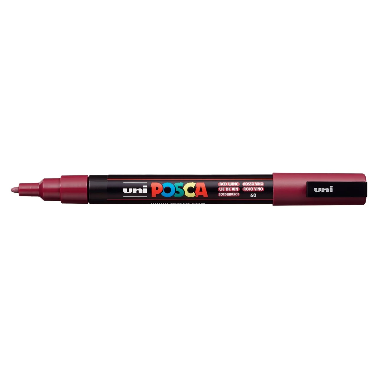 uni POSCA Paint Marker PC-3M Fine Bullet Tip - Red Wine