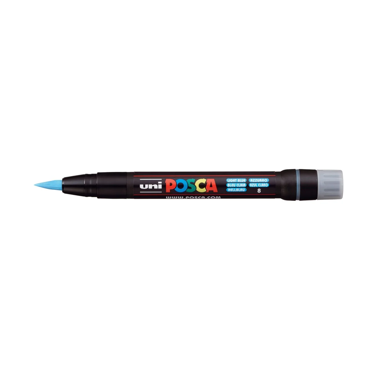 uni POSCA Paint Marker PCF-350 Brush Tip - Light Blue