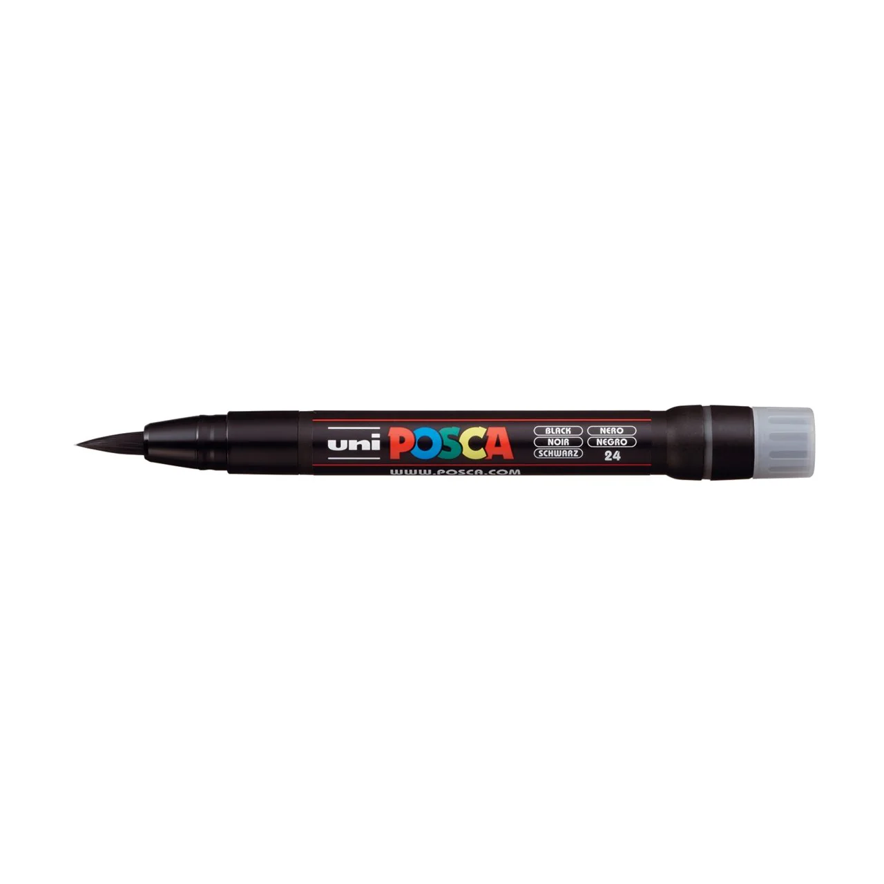 uni POSCA Paint Marker PCF-350 Brush Tip - Black