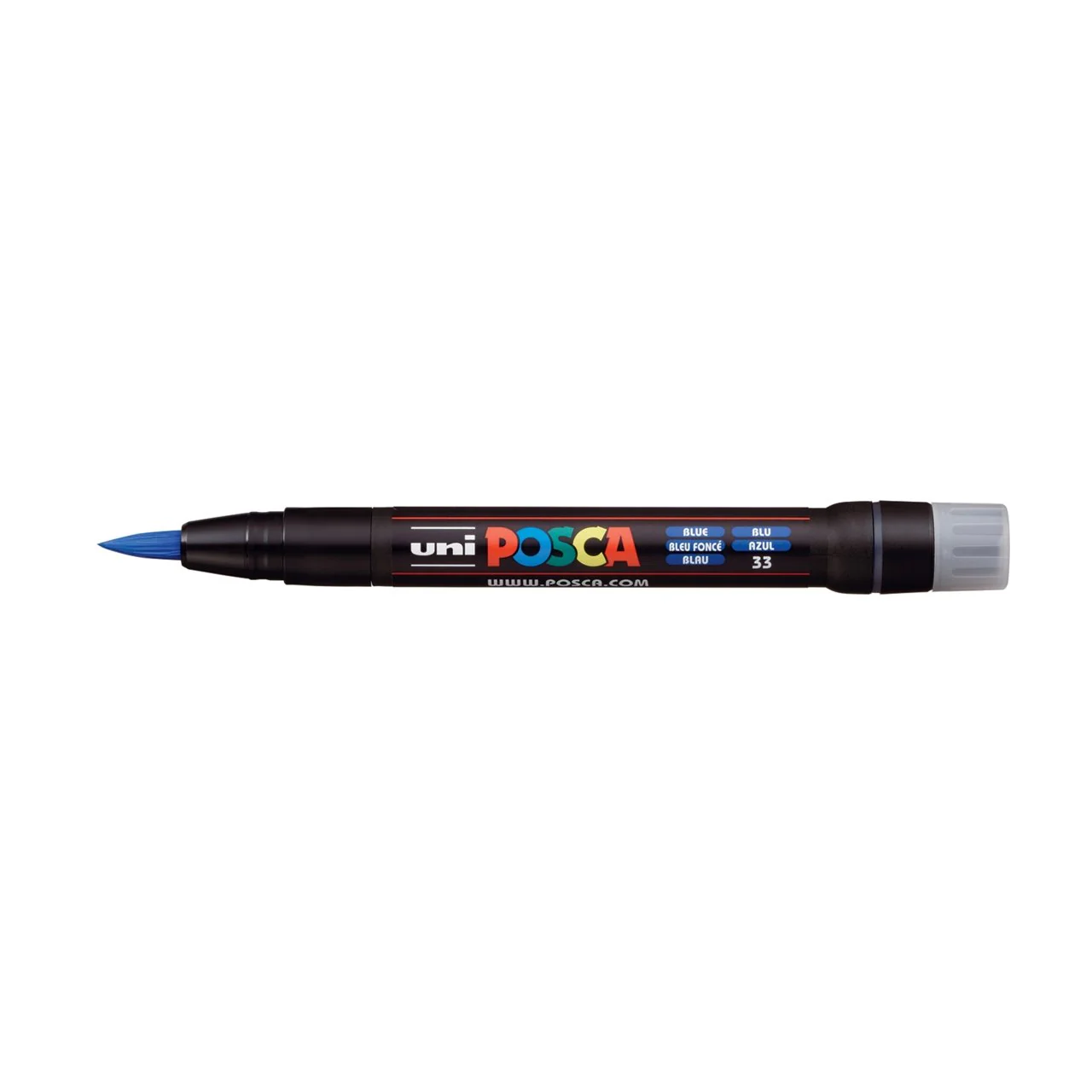 uni POSCA Paint Marker PCF-350 Brush Tip - Blue