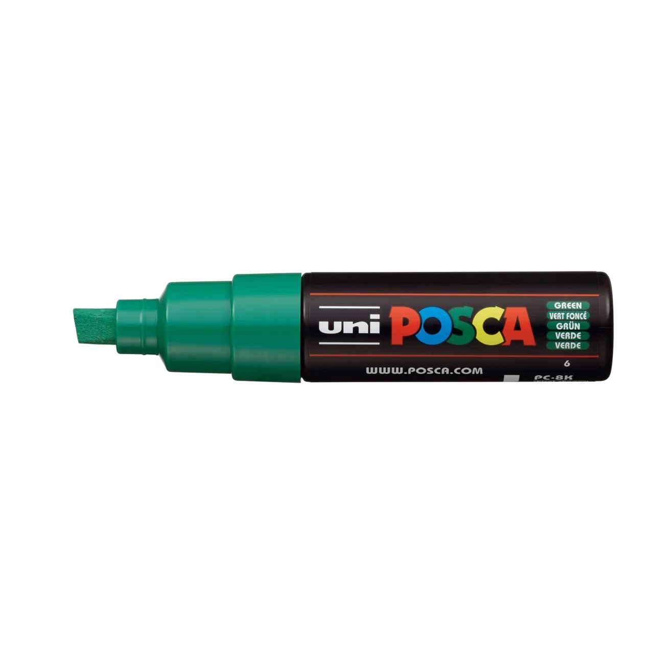 uni POSCA Paint Marker PC-8K Broad Chisel Tip - Green