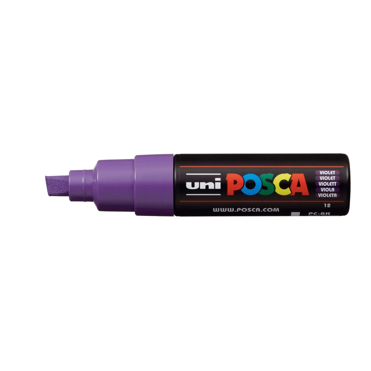 uni POSCA Paint Marker PC-8K Broad Chisel Tip - Violet