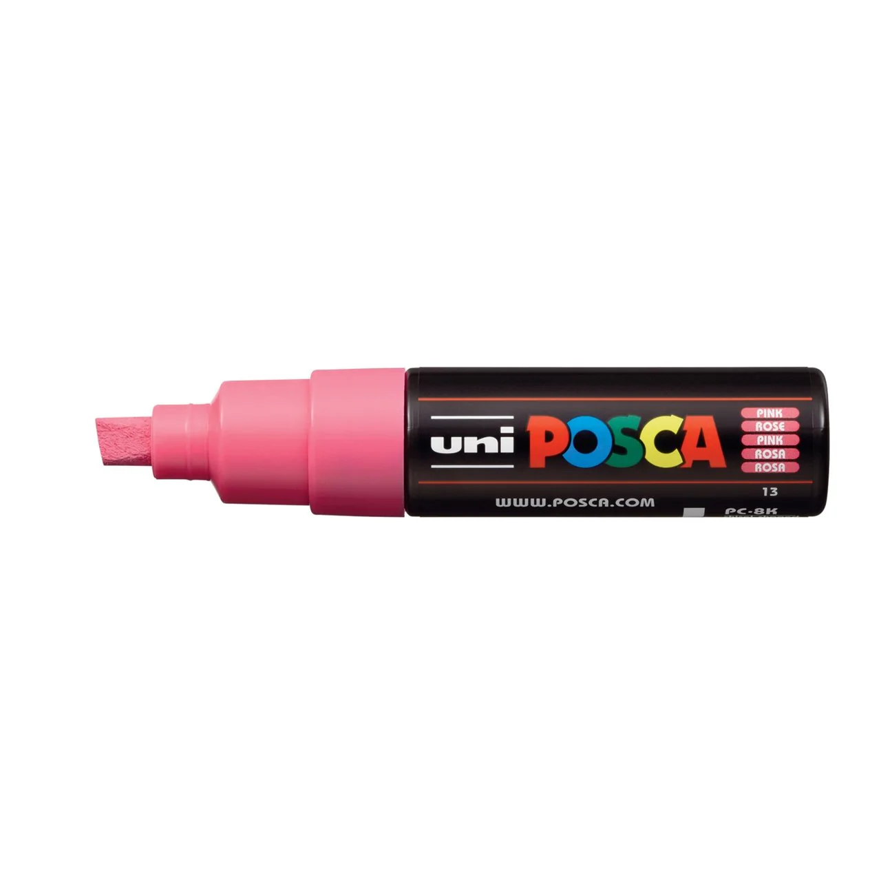 uni POSCA Paint Marker PC-8K Broad Chisel Tip - Pink