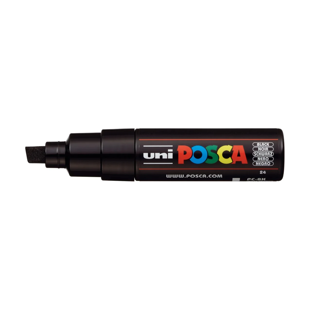 uni POSCA Paint Marker PC-8K Broad Chisel Tip - Black