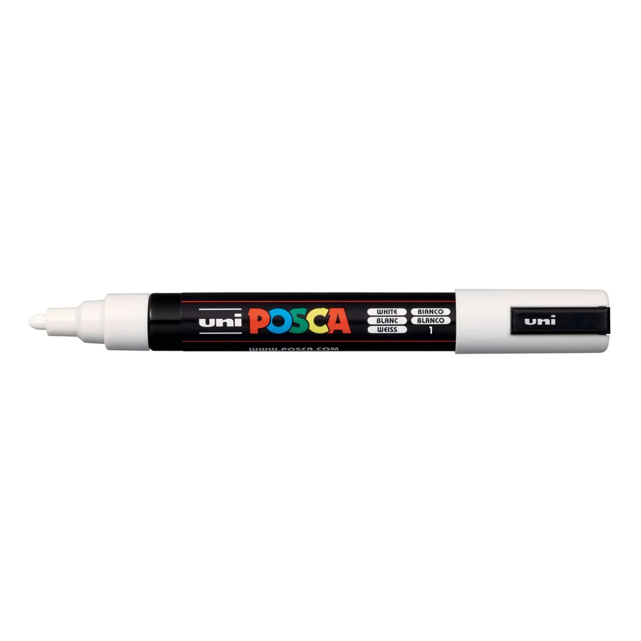 uni POSCA Paint Marker PC-5M Medium Bullet Tip - White
