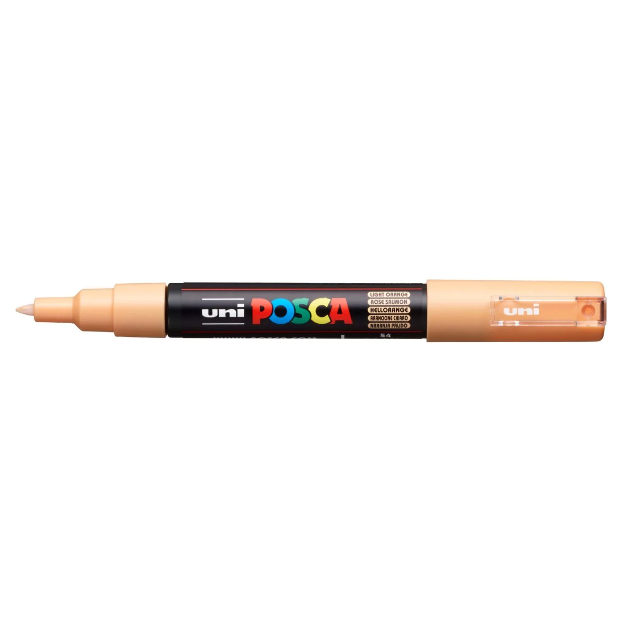 uni POSCA Paint Marker PC-1M Extra Fine Tapered Bullet Tip - Light Orange