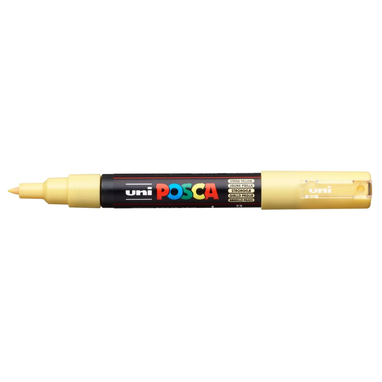 uni POSCA Paint Marker PC-1M Extra Fine Tapered Bullet Tip - Straw Yellow