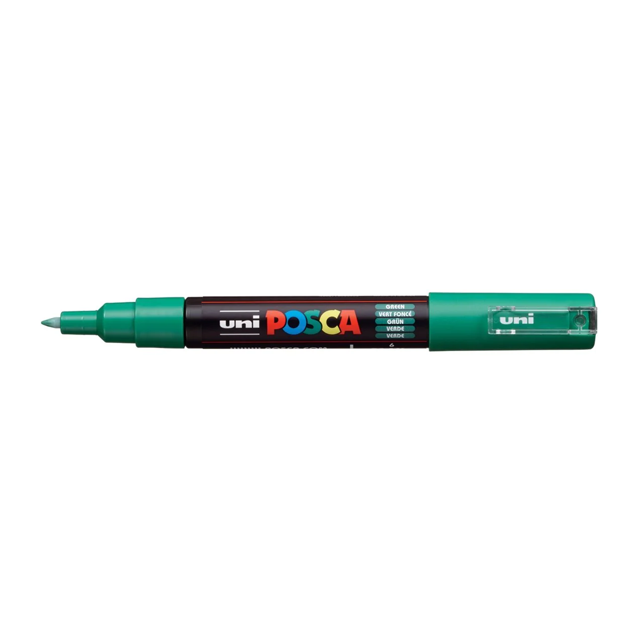 uni POSCA Paint Marker PC-1M Extra Fine Tapered Bullet Tip - Green