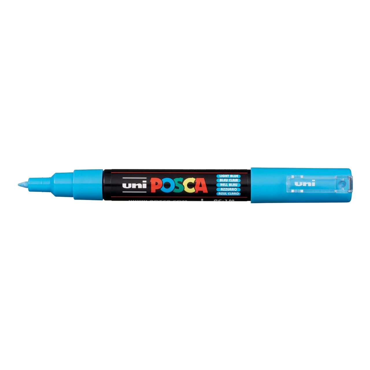 uni POSCA Paint Marker PC-1M Extra Fine Tapered Bullet Tip - Light Blue