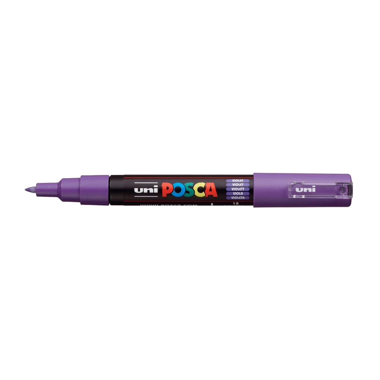 uni POSCA Paint Marker PC-1M Extra Fine Tapered Bullet Tip - Violet