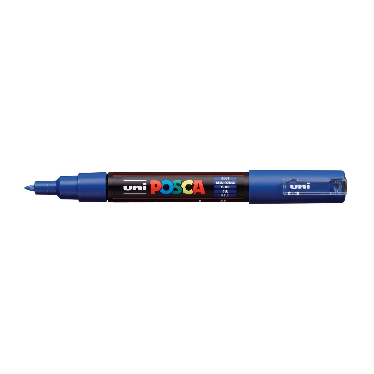 uni POSCA Paint Marker PC-1M Extra Fine Tapered Bullet Tip - Blue