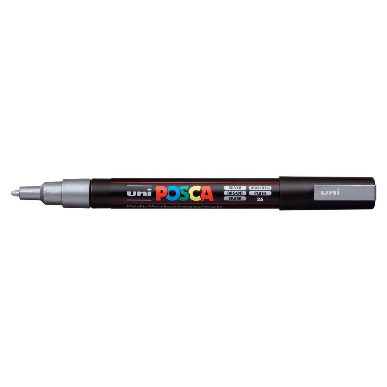 uni POSCA Paint Marker PC-3M Fine Bullet Tip - Metallic Silver