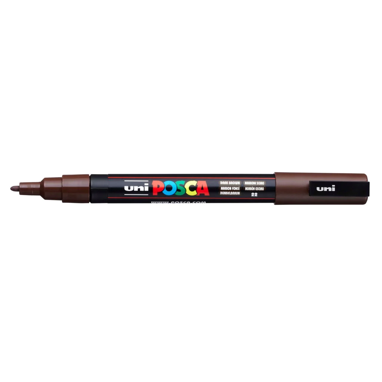 uni POSCA Paint Marker PC-3M Fine Bullet Tip - Dark Brown